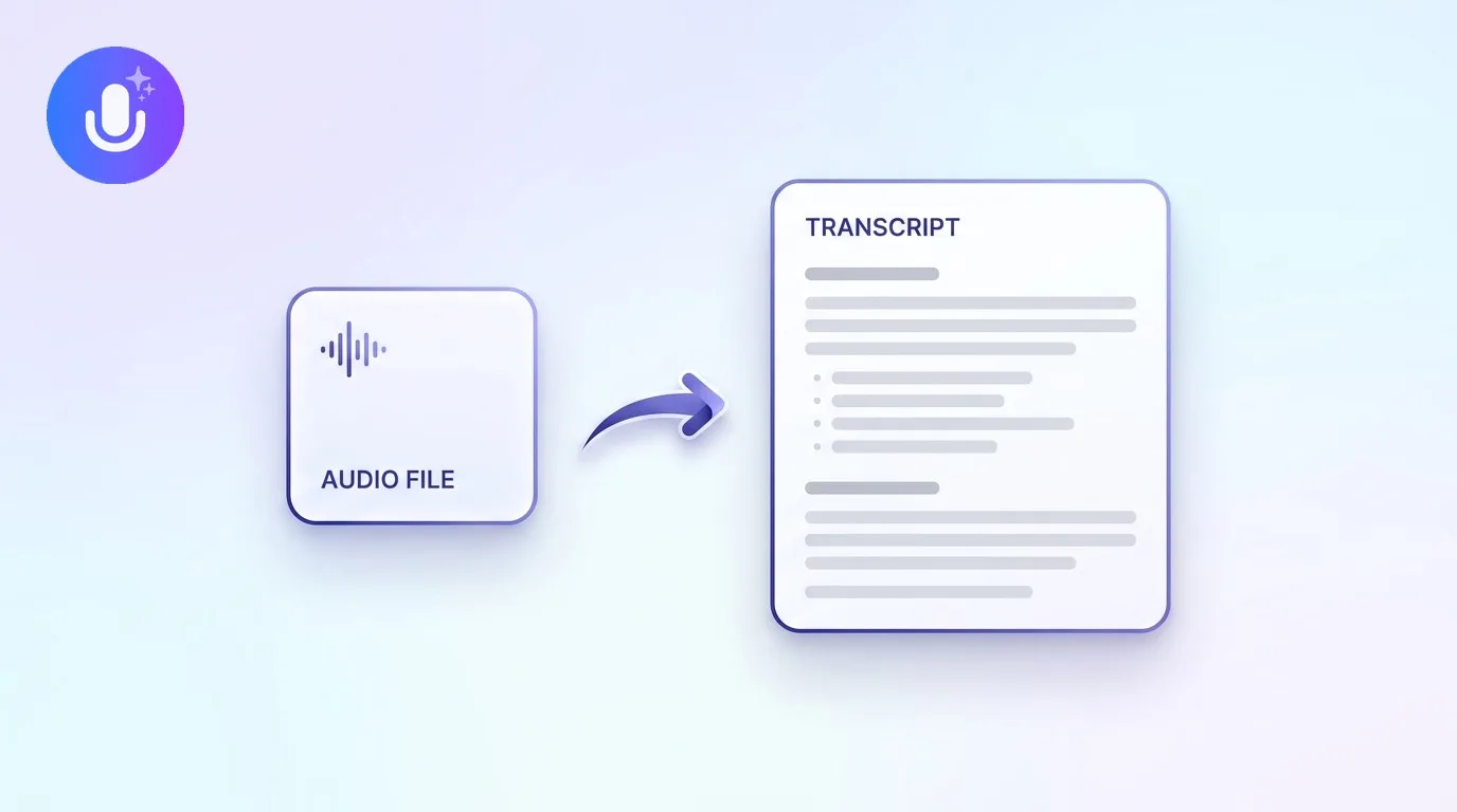 How to Convert Audio to Text with AI (Fast, Accurate Transcription)